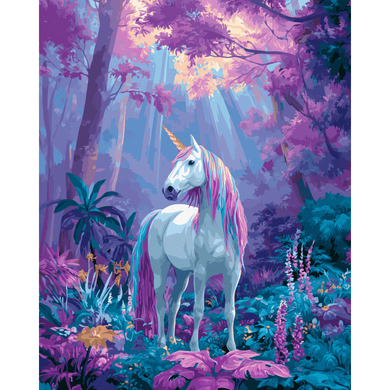 Enchanted Forest Wonders - Paint by Numbers Kit