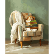 Cozy Armchair Sanctuary - Paint by Numbers Kit