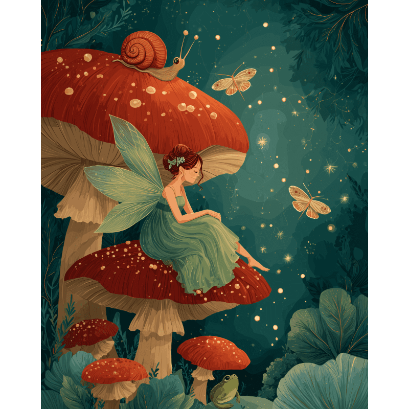 Starry Night Enchantment - Paint by Numbers Kit
