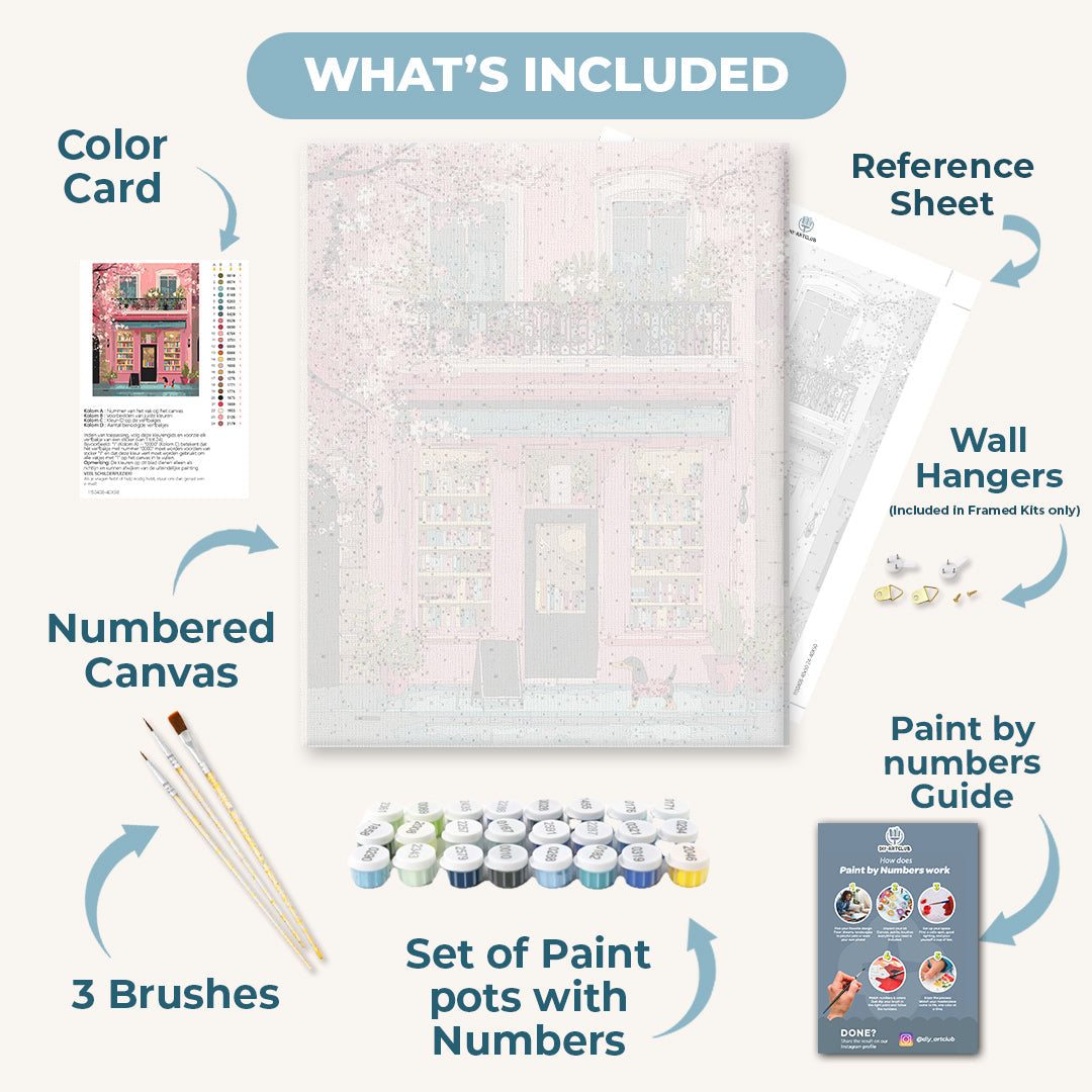 Pink Boutique & Cozy Nook | Paint by Number - Detail 3
