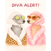 Glamorous Canine Diva Portrait - Paint by Numbers Kit