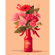Fiery Flower Bouquet - Paint by Numbers Kit