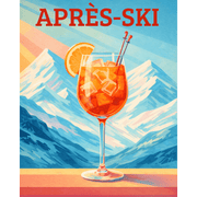 Sunny Après-Ski Aperol Splash - Paint by Numbers Kit