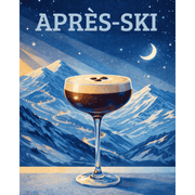 Mountain Nightcap: Espresso Martini - Paint by Numbers Kit