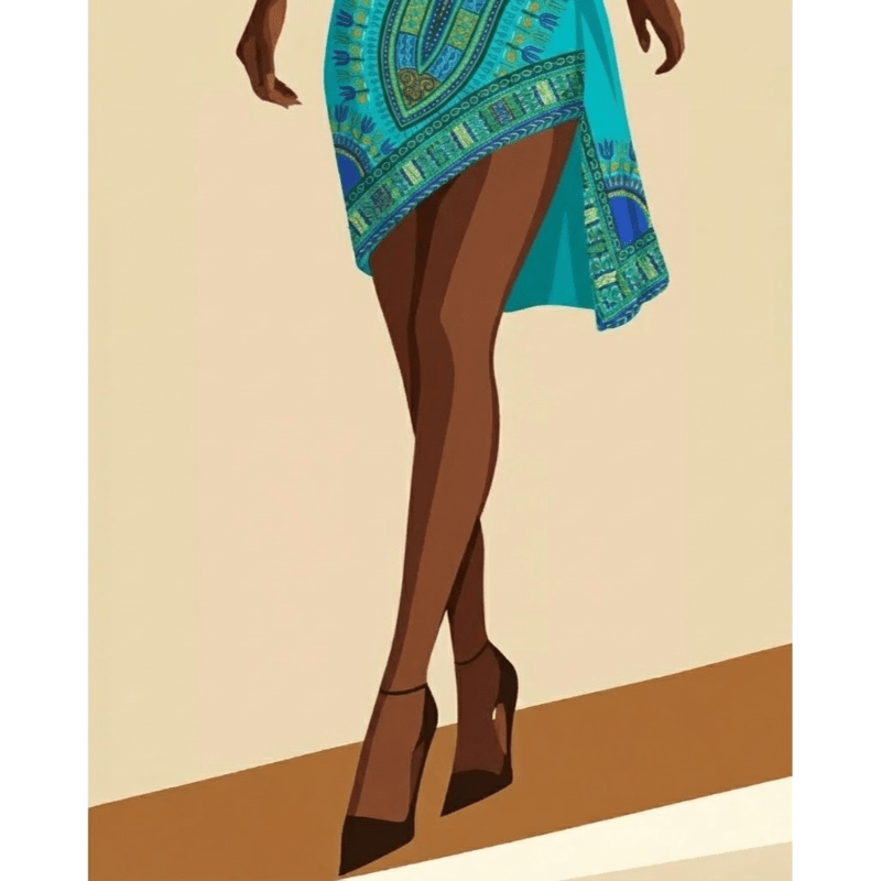 Elegant African Elegance - Paint by Numbers Kit