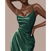 Refined Lady in Style - Paint by Numbers Kit