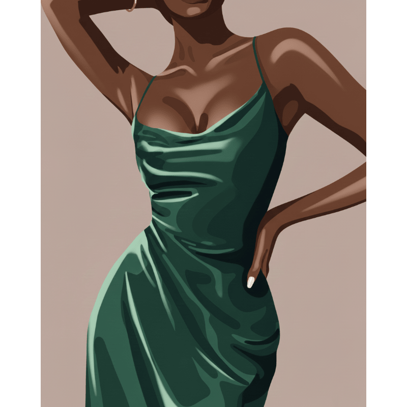 Refined Lady in Style - Paint by Numbers Kit