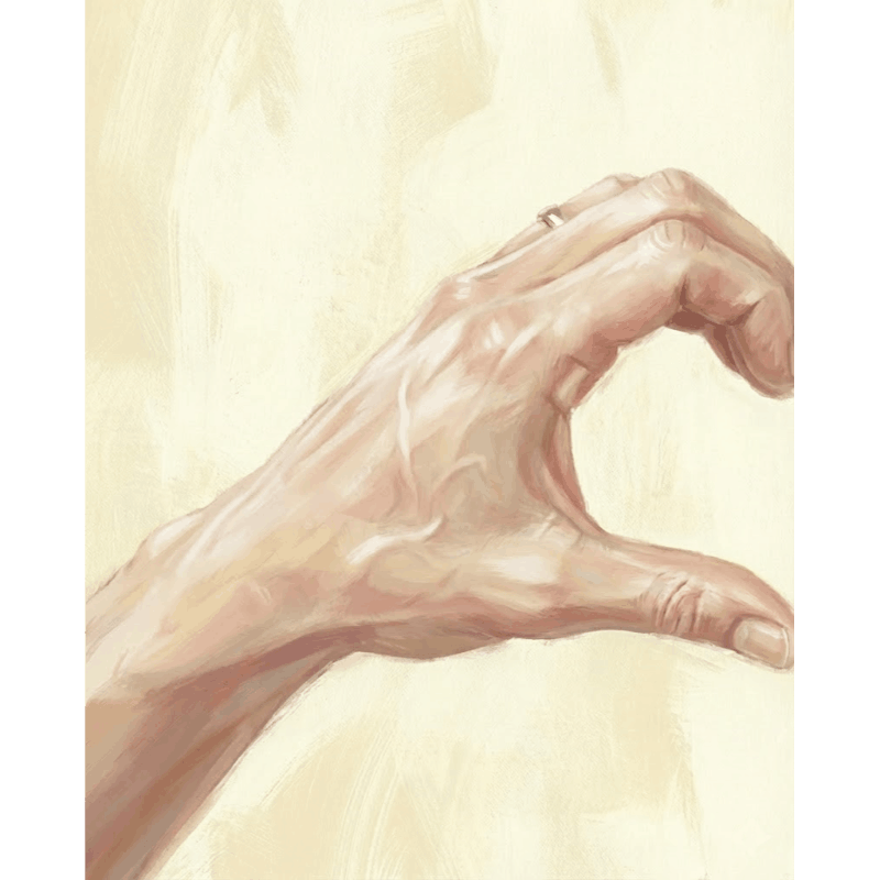 Gentle Embrace in Love - Paint by Numbers Kit