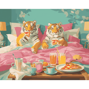 Cozy Movie Night | Paint by Number - Paint by Numbers Kit