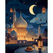 Serene Ramadan Nights - Paint by Numbers Kit