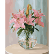 Gentle Lilies | Paint by Number - Paint by Numbers Kit