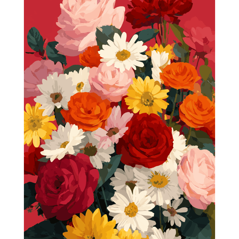 Love in Bloom - Paint by Numbers Kit