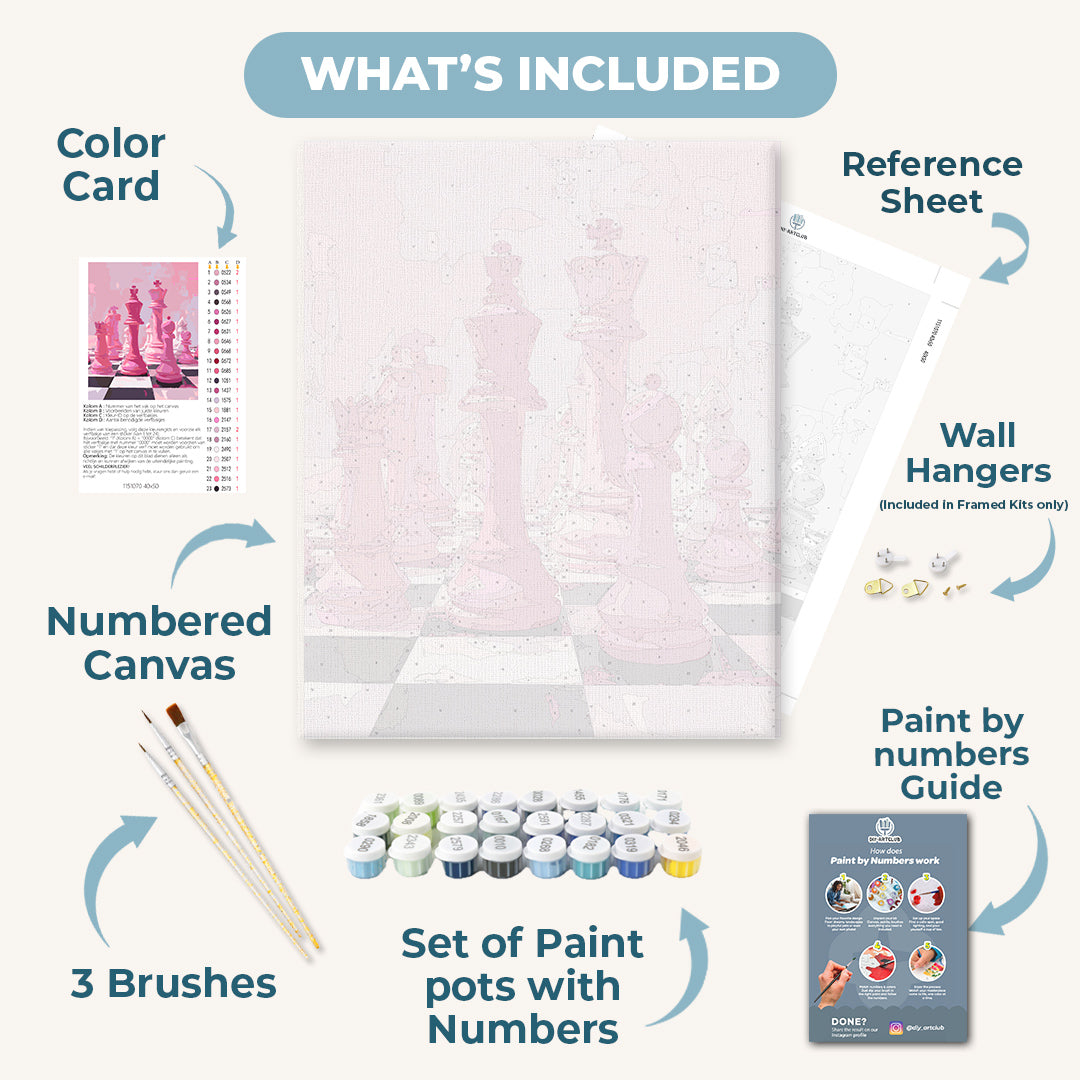 Pink Checkmate - Detail 3