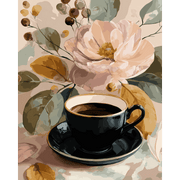 Morning Brew in Bloom - Paint by Numbers Kit