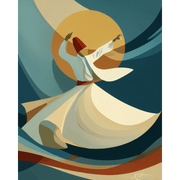 Dervish Dance of Colors - Paint by Numbers Kit