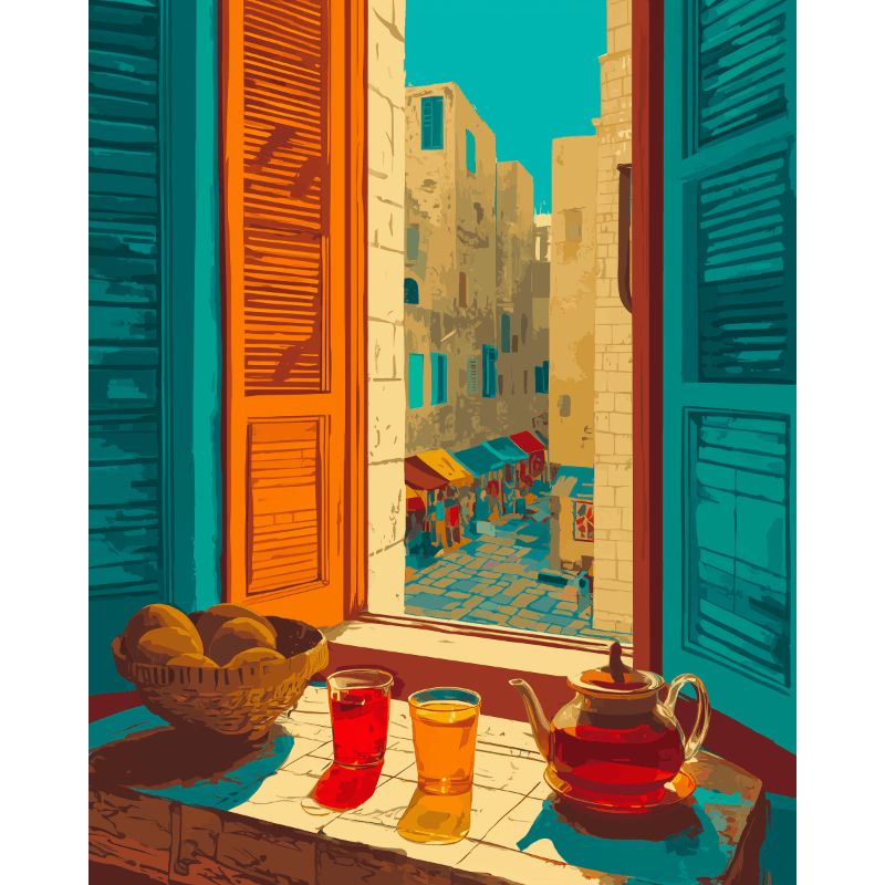 Shadows of the City - Paint by Numbers Kit
