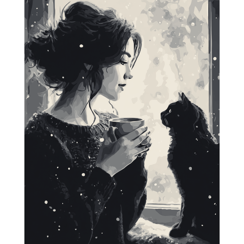 Quiet Moments Together - Paint by Numbers Kit