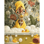Bubbly Bath Time Bliss - Paint by Numbers Kit