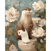 Otter’s Helpful Day - Paint by Numbers Kit