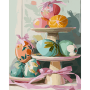 Pastel Easter Joy | Paint by Number - Paint by Numbers Kit