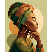 Golden Silhouette - Paint by Numbers Kit