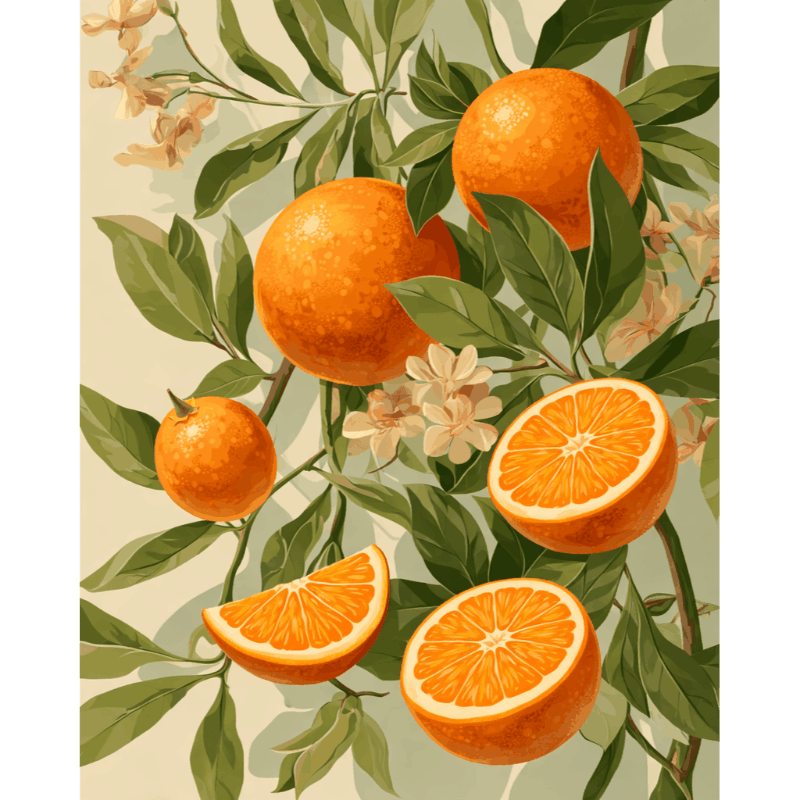 Citrus Sunshine | Paint by Number - Paint by Numbers Kit