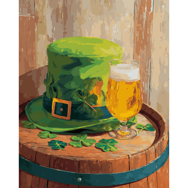 Leprechaun’s Lucky Pour - Paint by Numbers Kit