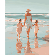 Beach Day Daughters - Paint by Numbers Kit