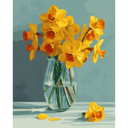 Daffodil Glow - Paint by Numbers Kit