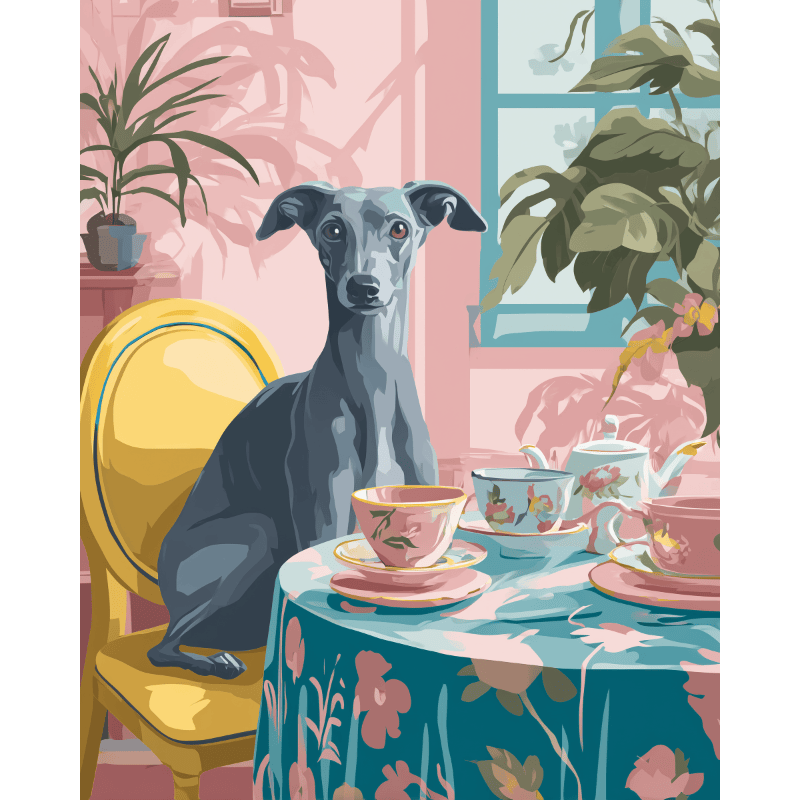 Charming Tea & Duchess Vibes - Paint by Numbers Kit