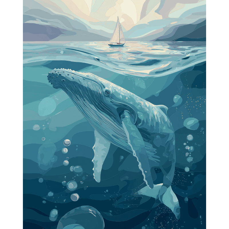 Serene Sea Adventure - Paint by Numbers Kit