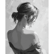 Elegant Monochrome Portraits - Paint by Numbers Kit