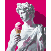 Marble Magic in Pink - Paint by Numbers Kit