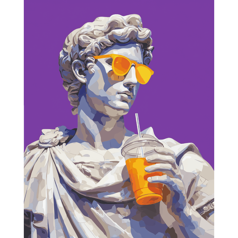 Refreshing Citrus & Marble - Paint by Numbers Kit