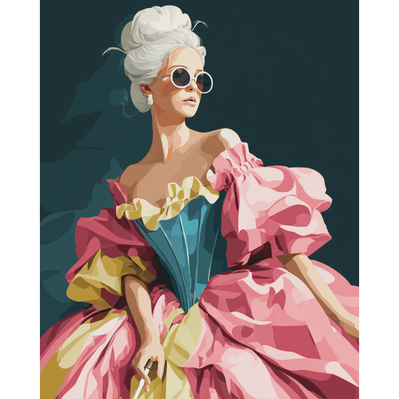 Regal Duchess Portrait - Paint by Numbers Kit