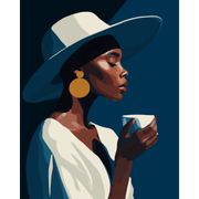 Midnight Coffee Break - Paint by Numbers Kit