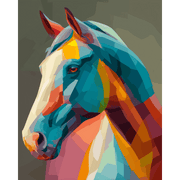Abstract Equine Spirit - Paint by Numbers Kit