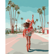 Desert Party Vibes - Paint by Numbers Kit