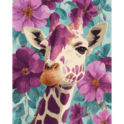 Mystic Purple Giraffe - Paint by Numbers Kit