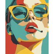 Bold Lipstick & Rebellion - Paint by Numbers Kit