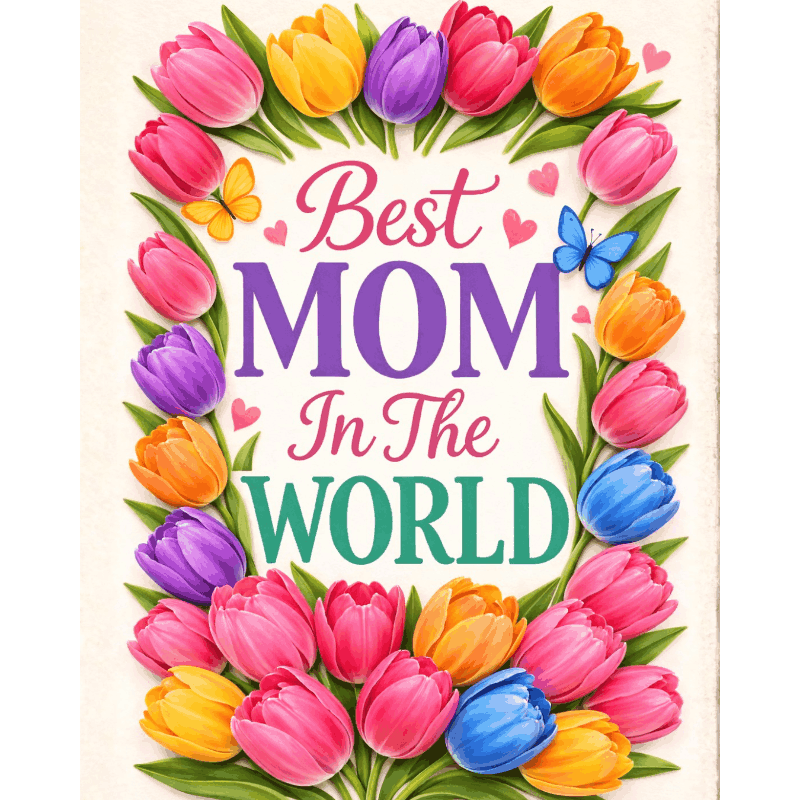 Mom’s Heartfelt Gift - Paint by Numbers Kit