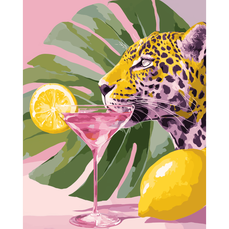Tropical Jungle Vibe - Paint by Numbers Kit
