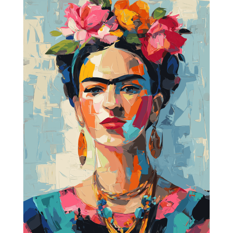 Frida’s Spirit | Expressive Art Journey - Paint by Numbers Kit