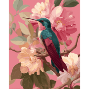 Hummingbird & Blossom - Paint by Numbers Kit