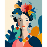 Matisse-Inspired Flower Power - Paint by Numbers Kit