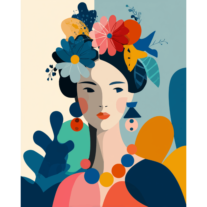 Matisse-Inspired Flower Power - Paint by Numbers Kit