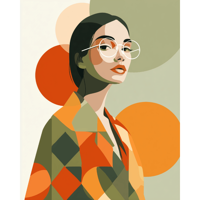Scandinavian Chic Portrait - Paint by Numbers Kit