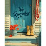 Honoring Heroes | Memorial Scene - Paint by Numbers Kit
