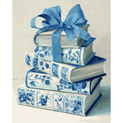 Blue Stories in Bloom - Paint by Numbers Kit