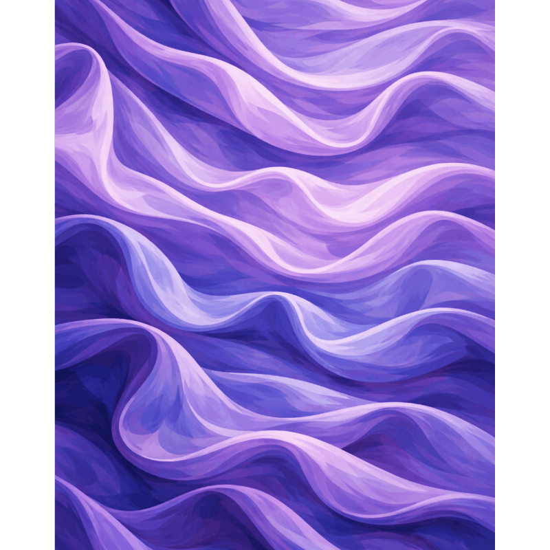 Lavender Satin Waves - Paint by Numbers Kit